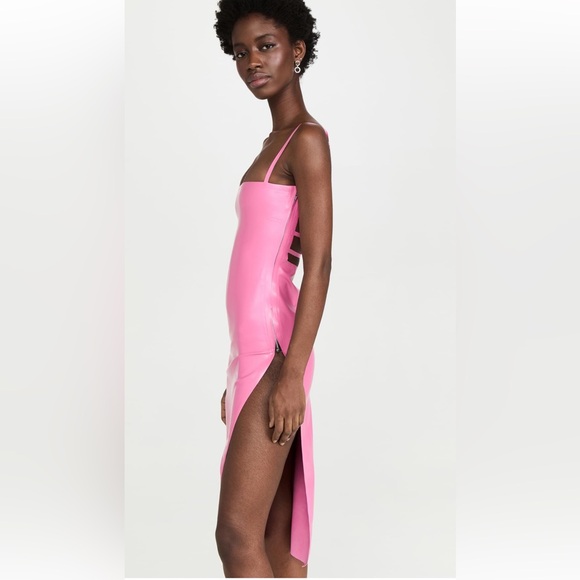 Giuseppe di Morabito | Pink Latex Dress - Size 2 / FR 38 - *NWT* - Picture 4 of 6